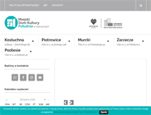 Tablet Screenshot of mdkpoludnie.com